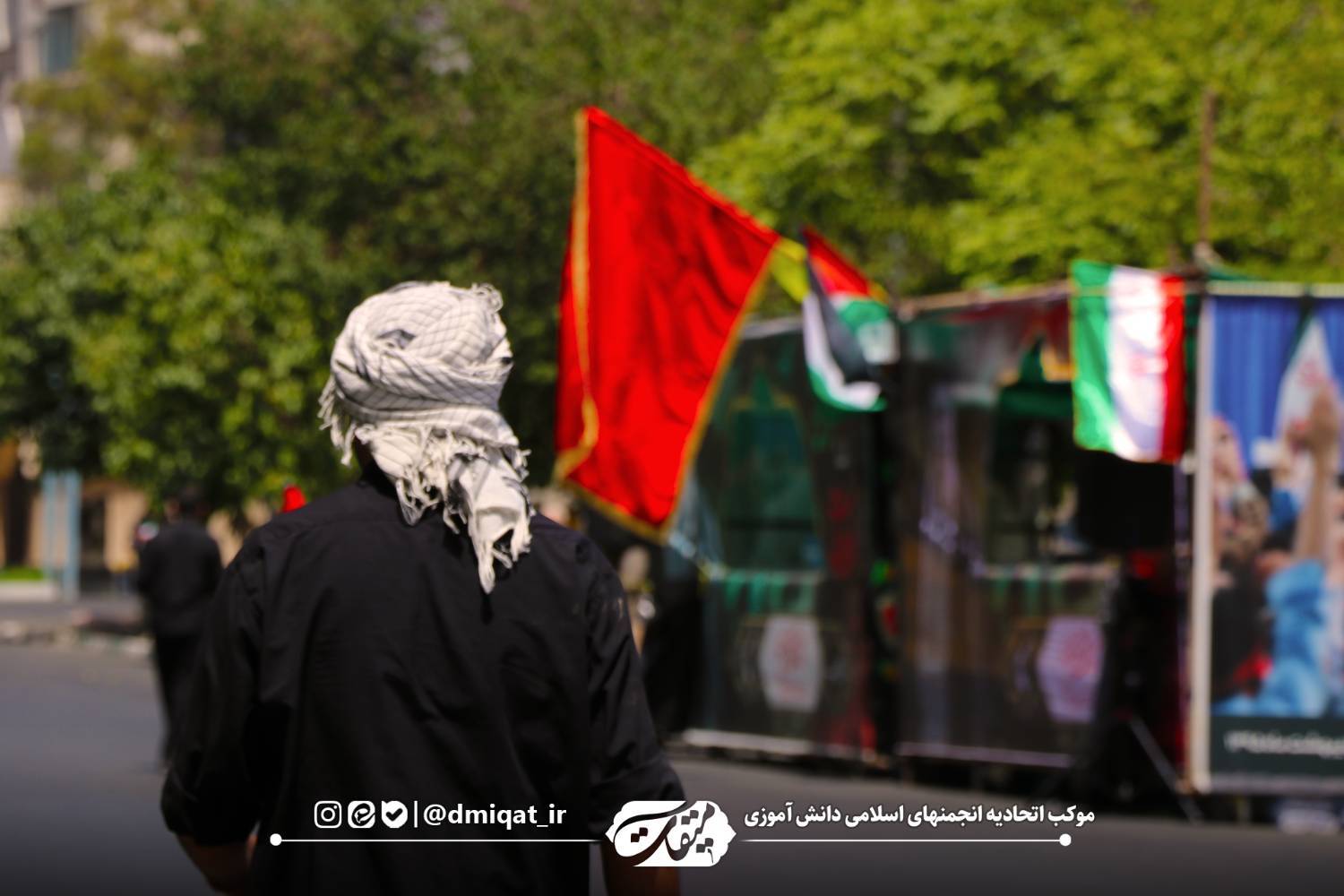 موکب شهید میداوودی، میزبانی از عزاداران رهبر شهید انقلاب